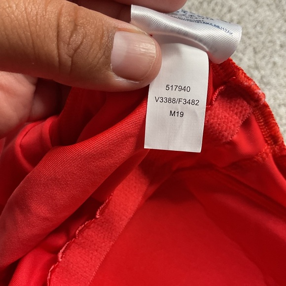 Draper James Ruffle V-Neck Floral One Piece Swimsuit Orange Sz 14 Beach Summer - Picture 6 of 10